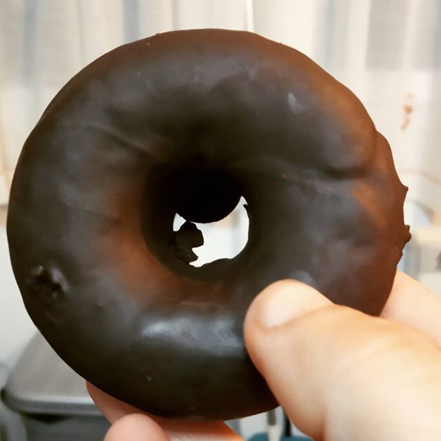 Donuts de calabaza y chocolate